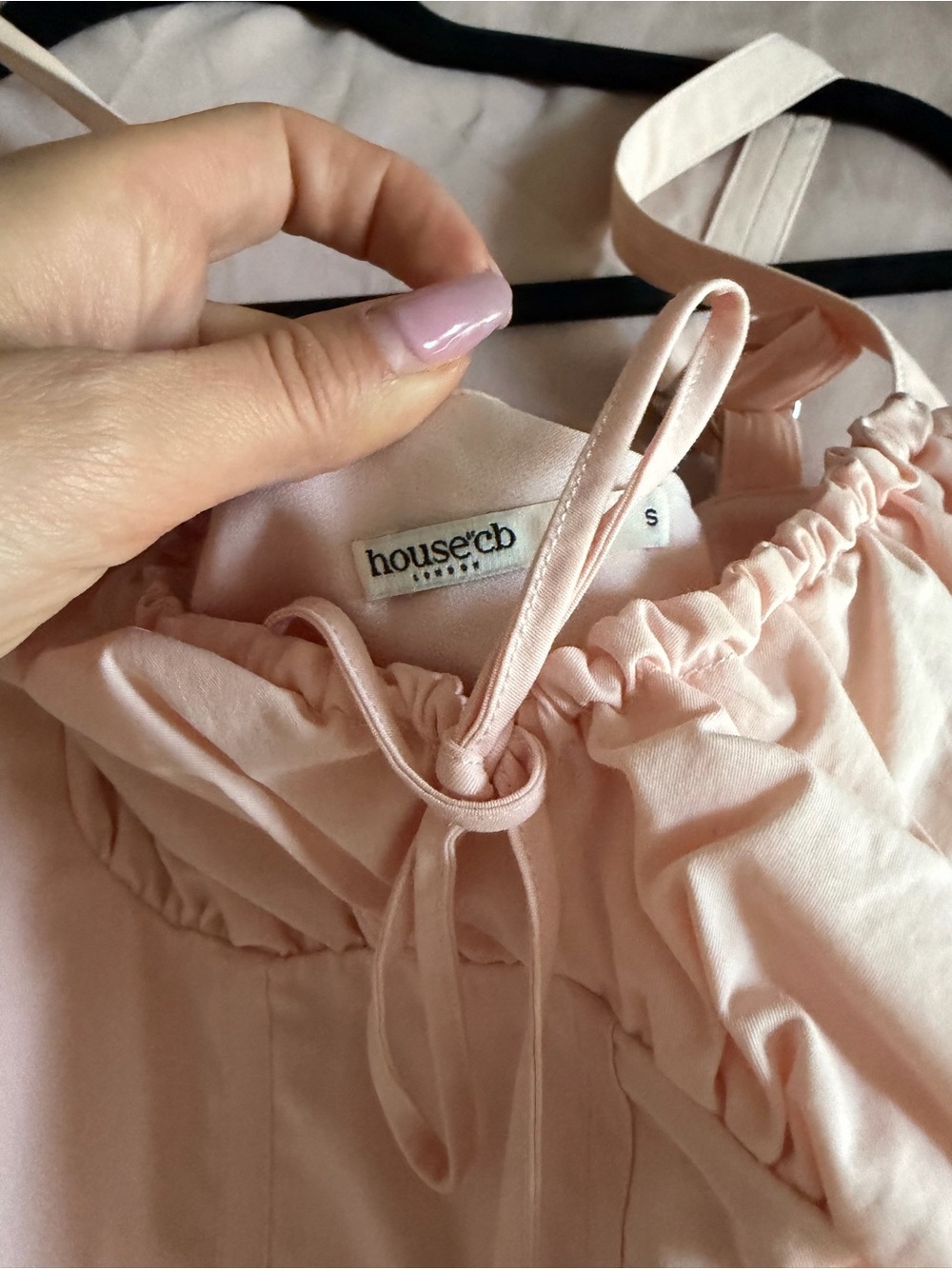 House of CB Carmen Pale Pink Corset Dress
